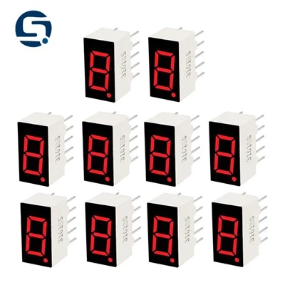 0.3 Inch 1 Digit Red LED 7 Segment Display