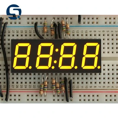 7 Segment Led Display Yellow