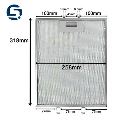 Extrator Fan Filter Mesh
