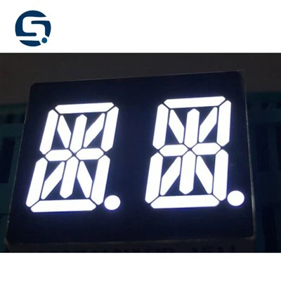 white color 14 segment led display
